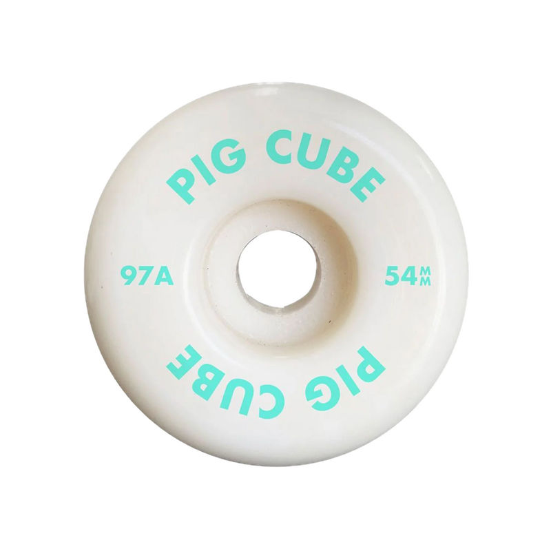 Pig Cube Wheels 97A – skateboardwielen van urethaan met cube shape en 97A hardheid