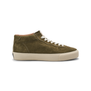 Last Resort AB VM001 Mid Olive White – mid-top skateschoen van olijfgroen suède met witte zool en subtiele branding