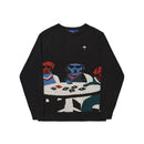 Hélas Caps Poker Dogs Crewneck Knit Black foto 1