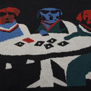 Hélas Caps Poker Dogs Crewneck Knit Black foto 3