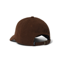 HUF Prism Triple Triangle Cord 6-Panel Curved Visor Hat in de kleur Dark Brown, verkrijgbaar bij Revert 95 Haarlem