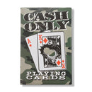 Cash Only Playing Cards Camo, geprinte speelkaarten met custom camo achterkant, one size, verkrijgbaar bij Revert 95 Haarlem