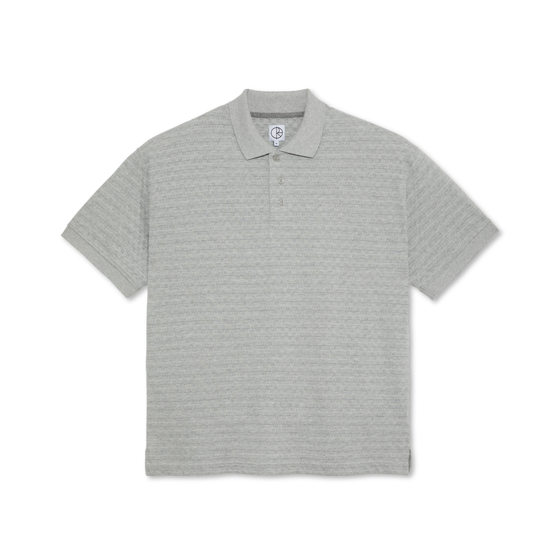 Check Surf Polo Shirt Grey