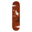 Polar Skate Co Oskar Rozenberg BS Noseblunt Burnt Red Deck – pro-model skateboarddeck van 7-laags esdoorn met burnt red graphic en gratis griptape