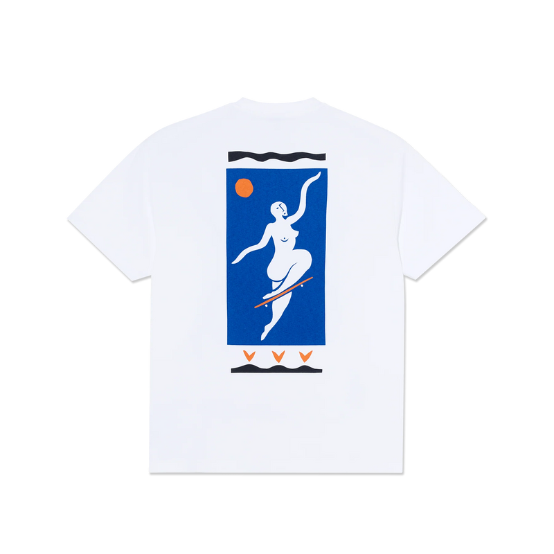 Polar Skate Co No Complies Forever Tee – T-shirt van 100% katoen met No Complies Forever-graphic op borst en rug