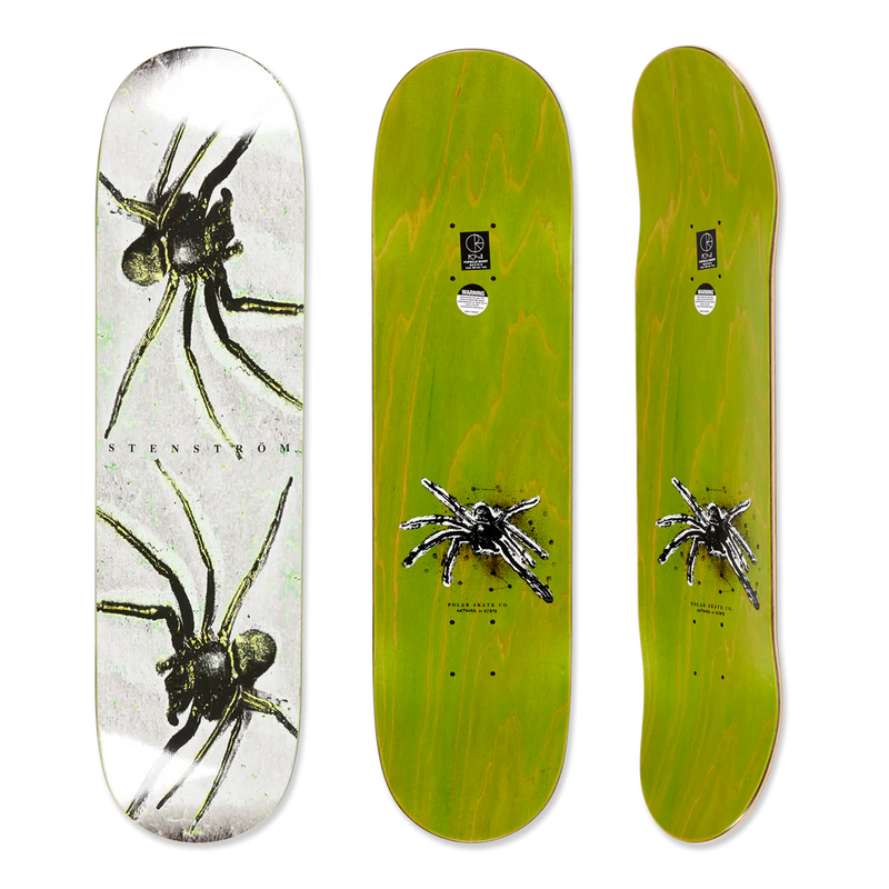 Polar Skate Co David Stenström Spider Deck – skateboard deck met Spider graphic van David Stenström