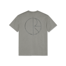 Polar Skate Co Contrast Tee Stroke Logo Grey