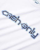 Cash Only Protocol Tee, heavyweight t-shirt van 100% cotton 6.5oz met screen print op de voorkant, verkrijgbaar in White en Black, maten S-3XL, verkrijgbaar bij Revert 95 Haarlem