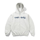 Cash Only Protocol Zip-Thru Hood Ash, heavyweight brushed terry hoodie van 100% cotton 12.5oz met distress wash, all-over camo print, YKK rits en embroidery op de borst, maten S-3XL, verkrijgbaar bij Revert 95 Haarlem
M