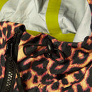 HUF Rainier Printed Shell Jacket in Brown met all-over printed patroon en verstelbare capuchon, verkrijgbaar bij Revert 95 Haarlem