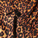 HUF Rainier Printed Shell Jacket in Brown met all-over printed patroon en verstelbare capuchon, verkrijgbaar bij Revert 95 Haarlem