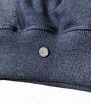 Rumble Speedshop Yellow Cat Heather Blue Sweater – crewneck sweater met Yellow Cat graphic