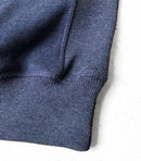 Rumble Speedshop Yellow Cat Heather Blue Sweater – crewneck sweater met Yellow Cat graphic