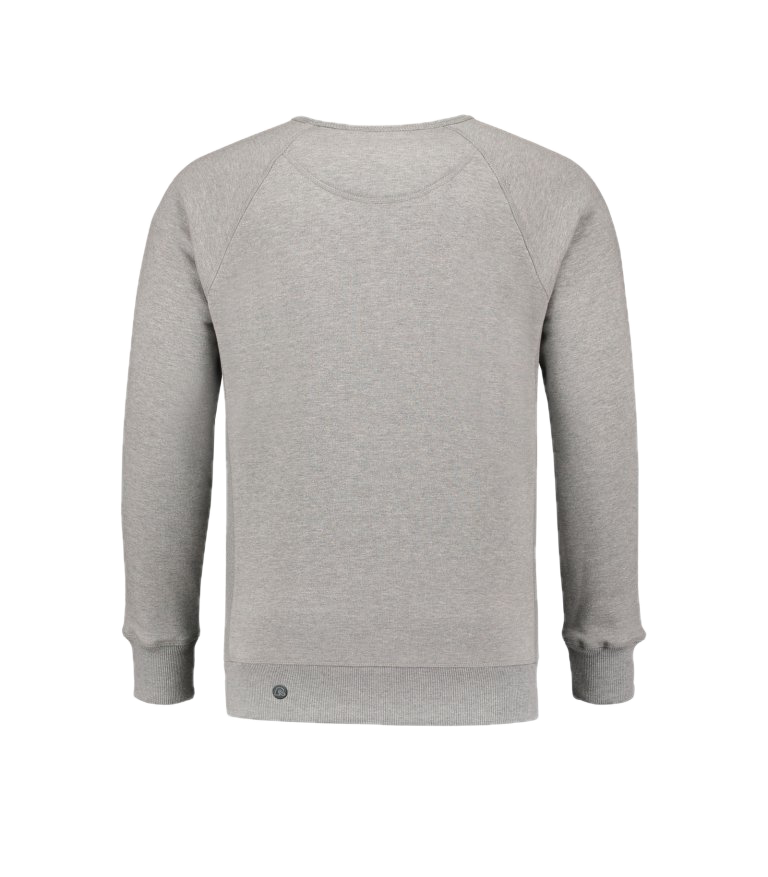 Rumble Bordeaux Cat Grey Sweater – grijze sweater van katoen en polyester met Bordeaux Cat-print op de borst