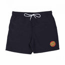 Santa Cruz Classic Dot Swimshort, 100% nylon zwemshort met elasticated waistband 17 inch outseam side en back pockets en all over Aqua React Classic Dot print zichtbaar bij nat verkrijgbaar in Purple Haze Black en Rich Navy, verkrijgbaar bij Revert 95 Haarlem
