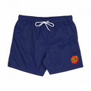 Santa Cruz Classic Dot Swimshort, 100% nylon zwemshort met elasticated waistband 17 inch outseam side en back pockets en all over Aqua React Classic Dot print zichtbaar bij nat verkrijgbaar in Purple Haze Black en Rich Navy, verkrijgbaar bij Revert 95 Haarlem