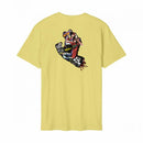 Santa Cruz Collage Hand T-Shirt, 100% organic cotton 180gsm jersey regular fit tee met Collage Hand Screaming Hand graphic als left chest print en back print verkrijgbaar in Faded Khaki en White, verkrijgbaar bij Revert 95 Haarlem
