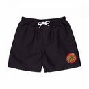 Santa Cruz Youth Classic Dot Swimshort verkrijgbaar in Ketchup en Black met Classic Dot print, verkrijgbaar bij Revert 95 Haarlem