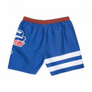 Santa Cruz Youth OGSC Sports Swimshort in Ultramarine met SC monogram print en witte diagonale strepen, verkrijgbaar bij Revert 95 Haarlem