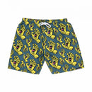 Santa Cruz Youth Hands All Over Swimshort in Teal met all over sublimated Hands print, verkrijgbaar bij Revert 95 Haarlem