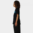 Santa Cruz Youth Roskopp Screaming Five T-Shirt verkrijgbaar in Black en Teal met groot back print, verkrijgbaar bij Revert 95 Haarlem