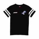 Santa Cruz Youth OGSC Sports T-Shirt in Black met SC monogram en witte mouwstrepen, verkrijgbaar bij Revert 95 Haarlem