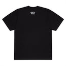 Quartersnacks Big Snackman Tee in Black, 100% katoenen T-shirt met oversized Snackman graphic op de voorkant, regular pasvorm, verkrijgbaar bij Revert 95 Haarlem