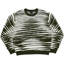 Quasi Skateboards Tect Sweater Olive met heavyweight 100% cotton jacquard knit constructie en ingeweven Tect patroon, verkrijgbaar bij Revert 95 Haarlem