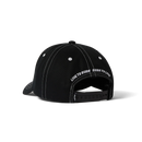 Huf x Spitfire Union Snapback Hat Black, low profile 6-panel cap van 100% cotton twill met geborduurde artwork en curved visor, one size, verkrijgbaar bij Revert 95 Haarlem