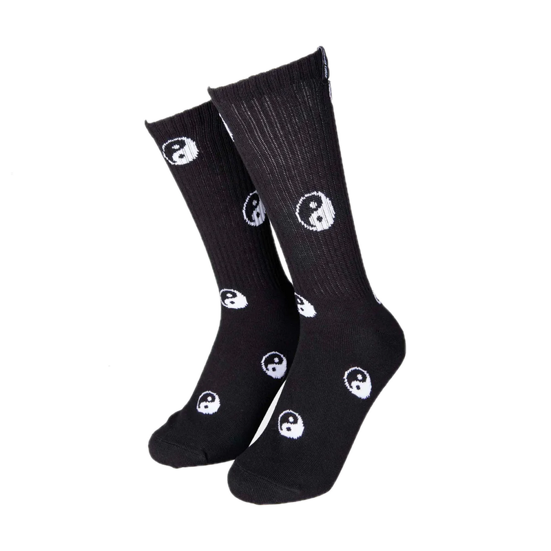 Santa Cruz Yin Yang Socks (2 Pack) – set van twee paar sokken met Yin Yang-logo, medium cushioning en Santa Cruz-branding