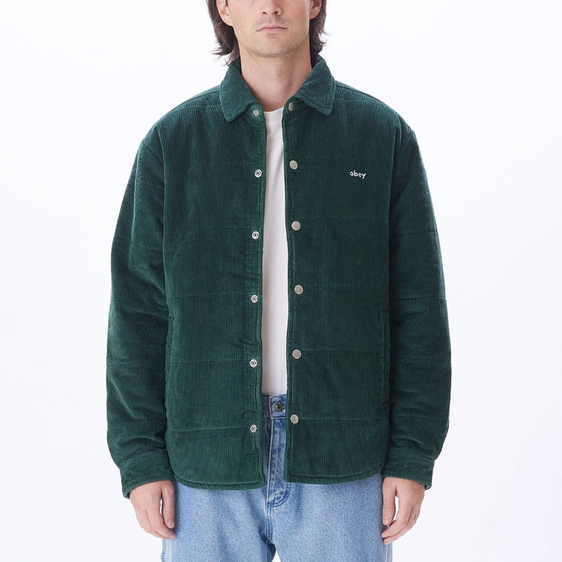 Grand cord shirt jacket