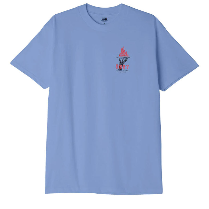 Bestel het Obey seize fire t-shirt  gemakkelijk, snel en veilig bij Revert 95. Check onze website voor de gehele Obey collectie of kom gezellig langs bij onze winkel in Haarlem.