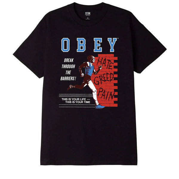 Bestel het Obey break barriers t-shirt gemakkelijk, snel en veilig bij Revert 95. Check onze website voor de gehele Obey collectie of kom gezellig langs bij onze winkel in Haarlem.