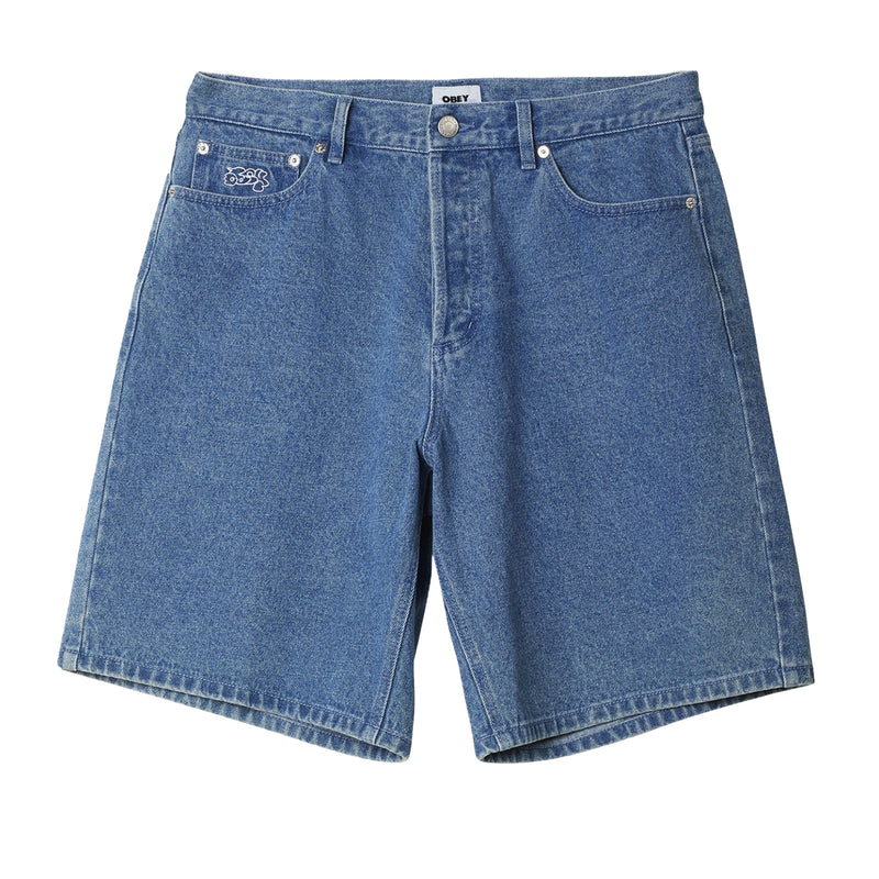 Bestel de Obey Bigwig Baggy Denim Short Light Indigo veilig, gemakkelijk en snel bij Revert 95. Check onze website voor de gehele Obey collectie, of kom gezellig langs bij onze winkel in Haarlem.