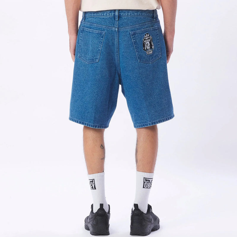 Bestel de Obey Bigwig Baggy Denim Short Light Indigo veilig, gemakkelijk en snel bij Revert 95. Check onze website voor de gehele Obey collectie, of kom gezellig langs bij onze winkel in Haarlem.