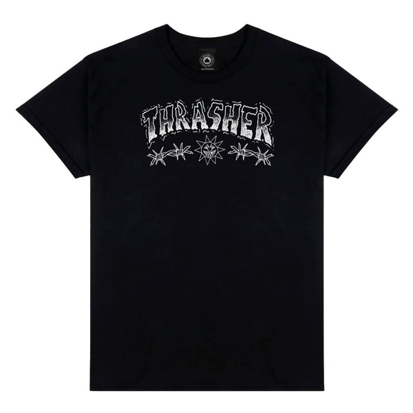 Bestel het Thrasher BARBED WIRE T-SHIRT veilig, gemakkelijk en snel bij Revert 95. Check onze website voor de gehele Thrasher collectie, of kom gezellig langs bij onze winkel in Haarlem.