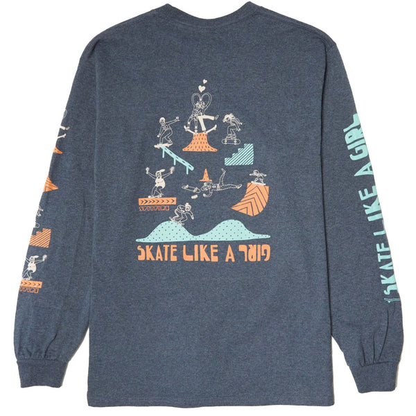 Bestel de Spitfire ire Skate Like A Girl Sessions Drop In Longsleeve T-Shirt Dark Heather veilig, gemakkelijk en snel bij Revert 95. Check onze website voor de gehele Spitfire collectie, of kom gezellig langs bij onze winkel in Haarlem.