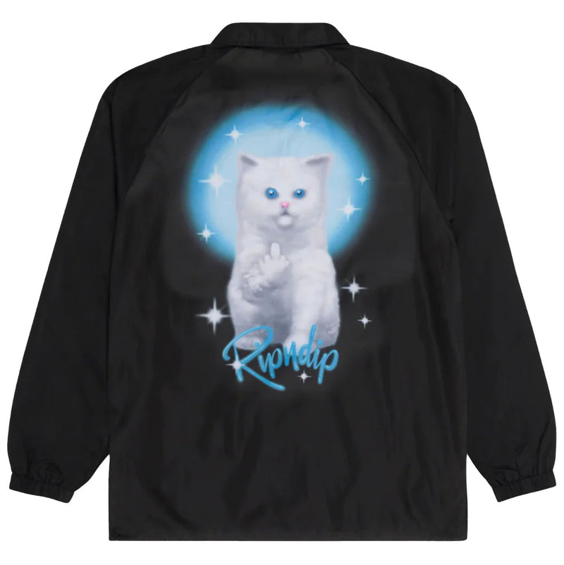 Bestel de Ripndip RIPNDIP Sprinkles Coaches Jacket Black veilig, gemakkelijk en snel bij Revert 95. Check onze website voor de gehele Ripndip collectie, of kom gezellig langs bij onze winkel in Haarlem.