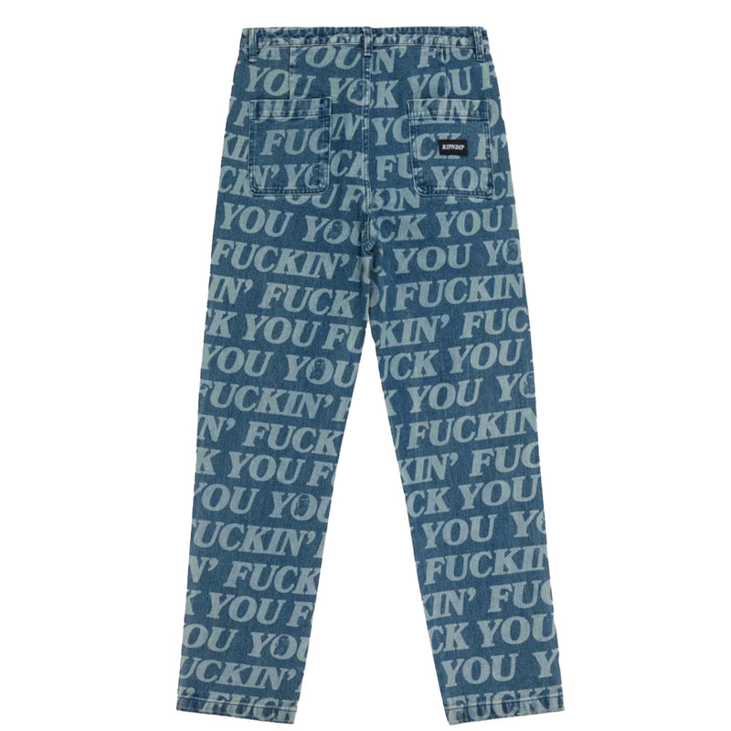 Bestel de Ripndip RIPNDIP Fuckin Fuck Denim Pants Medium Wash veilig, gemakkelijk en snel bij Revert 95. Check onze website voor de gehele Ripndip collectie, of kom gezellig langs bij onze winkel in Haarlem.	