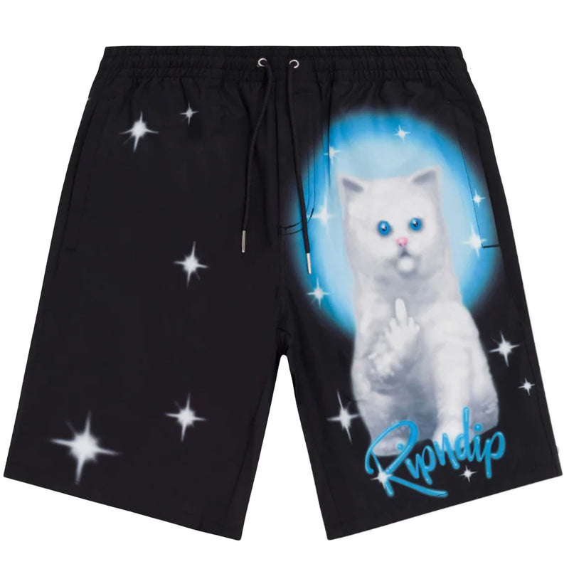 Bestel de Ripndip RIPNDIP Sprinkles Swim Shorts Black veilig, gemakkelijk en snel bij Revert 95. Check onze website voor de gehele Ripndip collectie, of kom gezellig langs bij onze winkel in Haarlem.