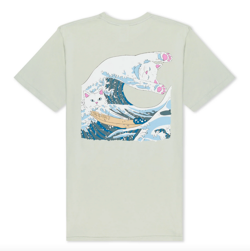 Bestel de Ripndip RIPNDIP Great Wave T-Shirt Sage veilig, gemakkelijk en snel bij Revert 95. Check onze website voor de gehele Ripndip collectie, of kom gezellig langs bij onze winkel in Haarlem.	