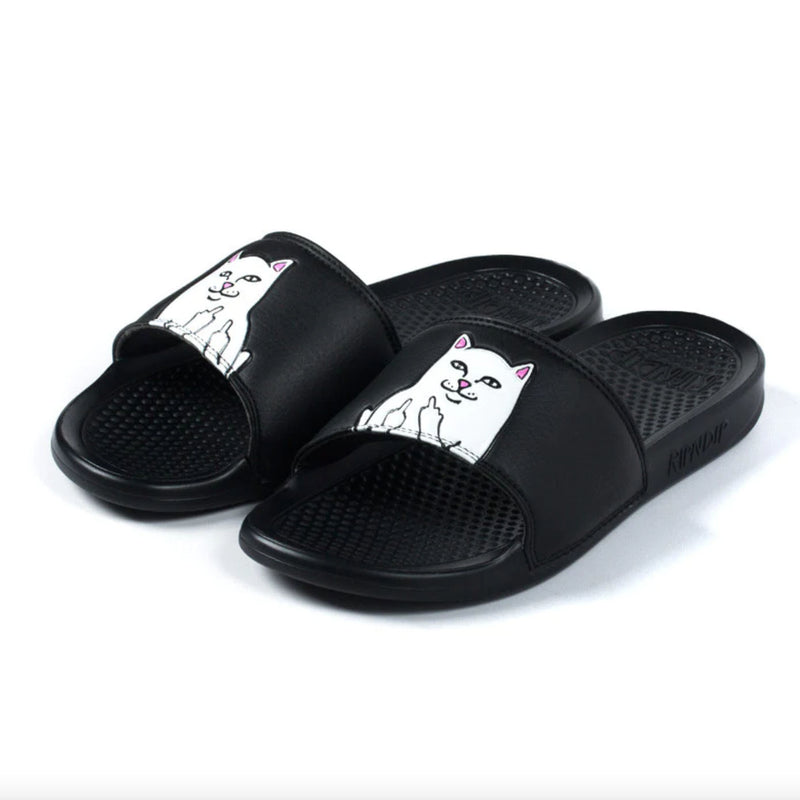 Bestel de Ripndip RIPNDIP Lord Nermal Slides Black veilig, gemakkelijk en snel bij Revert 95. Check onze website voor de gehele Ripndip collectie, of kom gezellig langs bij onze winkel in Haarlem.	