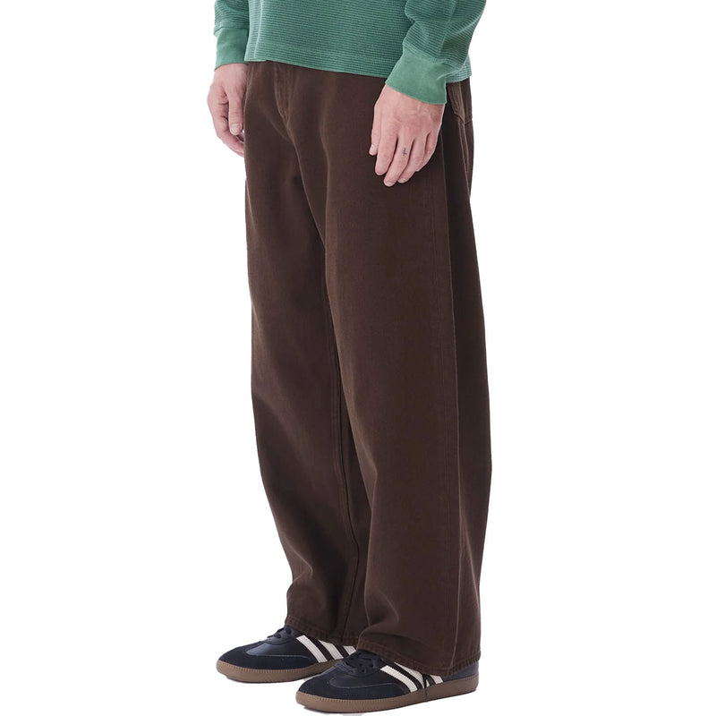 Bestel de Obey Bigwig baggy denim Java brown veilig, gemakkelijk en snel bij Revert 95. Check onze website voor de gehele Obey collectie, of kom gezellig langs bij onze winkel in Haarlem.	