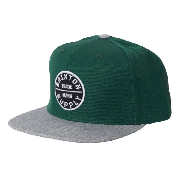 Bestel de Brixton OATH III SNAPBACK PINE NEEDLE/DARK HEATHER GREY veilig, gemakkelijk en snel bij Revert 95. Check onze website voor de gehele Brixton collectie, of kom gezellig langs bij onze winkel in Haarlem.	