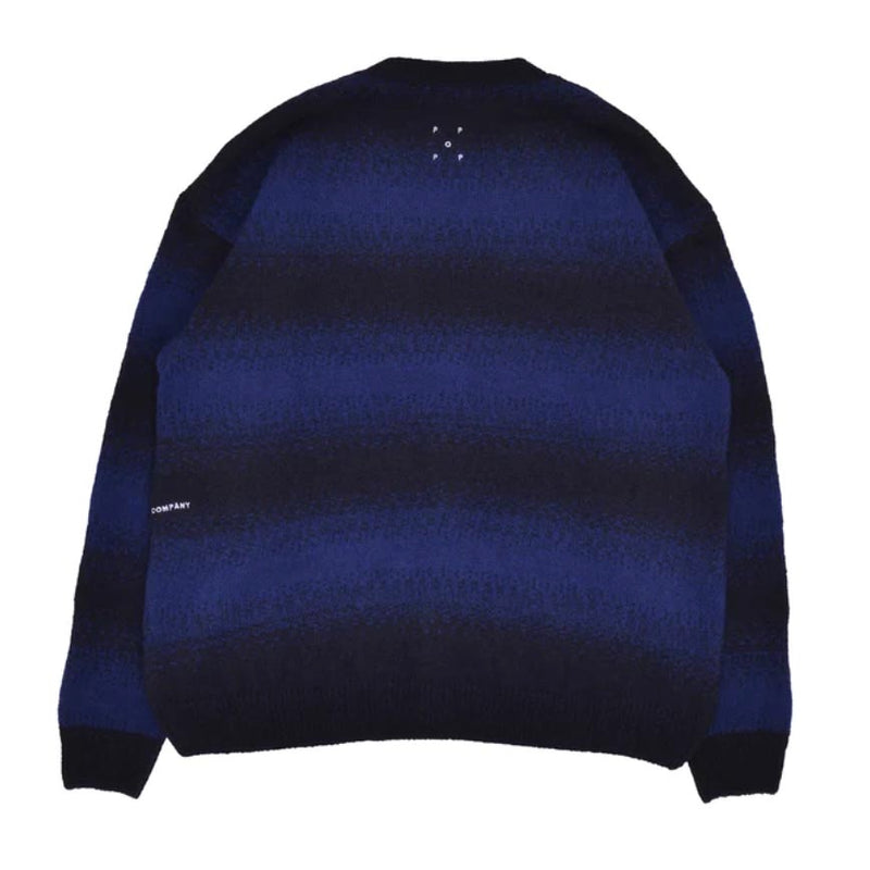 Bestel de Pop Trading Company striped knitted cardigan sodalite blue black veilig, gemakkelijk en snel bij Revert 95. Check onze website voor de gehele Pop Trading Company collectie, of kom gezellig langs bij onze winkel in Haarlem.	