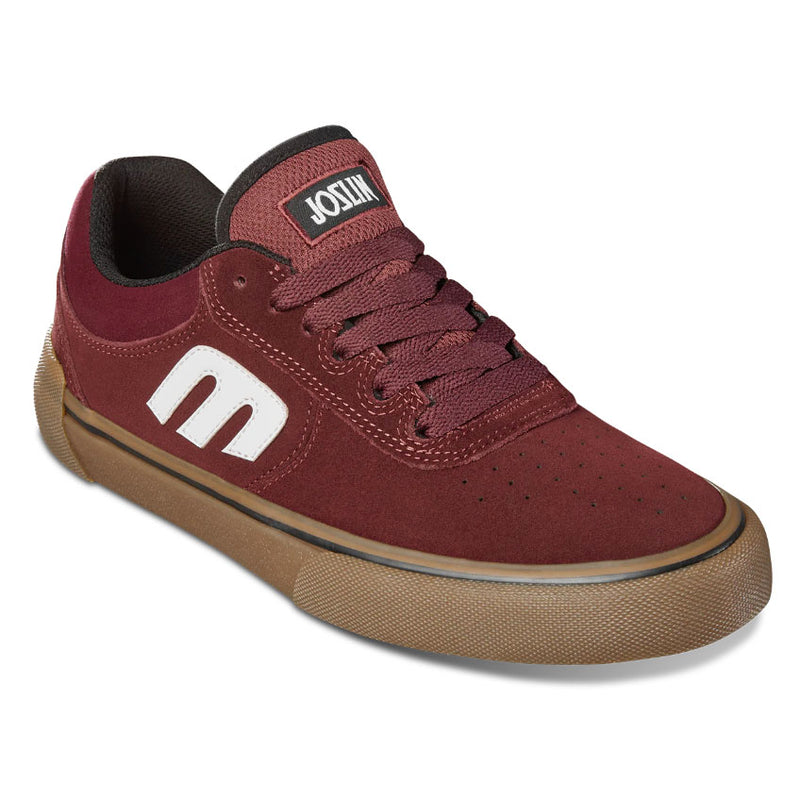 Bestel de Etnies JOSLIN VULC BURGUNDY GUM veilig, gemakkelijk en snel bij Revert 95. Check onze website voor de gehele Etnies collectie, of kom gezellig langs bij onze winkel in Haarlem.	