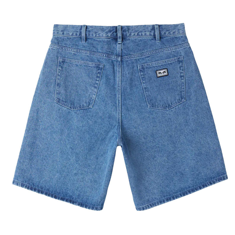 Bestel de Obey BIGWIG BAGGY DENIM SHORT LIGHT INDIGO snel, gemakkelijk en veilig bij Revert 95. Check onze website voor de gehele Obey collectie of kom gezellig langs bij onze winkel in Haarlem.