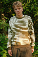 Quasi Skateboards Tect Sweater Olive met heavyweight 100% cotton jacquard knit constructie en ingeweven Tect patroon, verkrijgbaar bij Revert 95 Haarlem