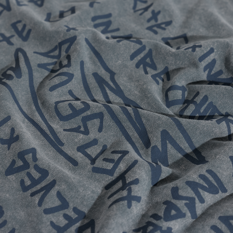 Polar Skate Co Acid Tee IOTIT – T-shirt van 100% katoen met acid-wash afwerking en artistieke “IOTIT” frontprint.