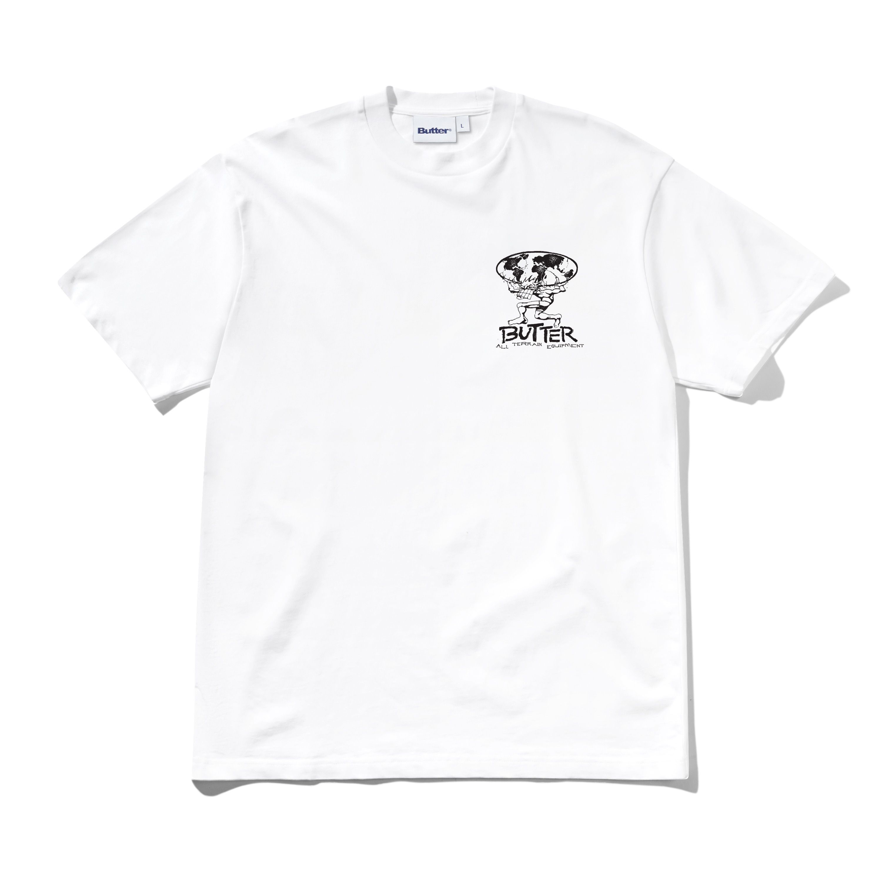 Butter Goods Terrain T-Shirt White kopen | Revert 95 Haarlem
